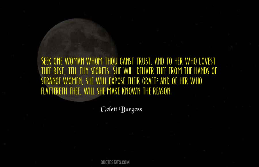Woman S Secrets Quotes #1460681