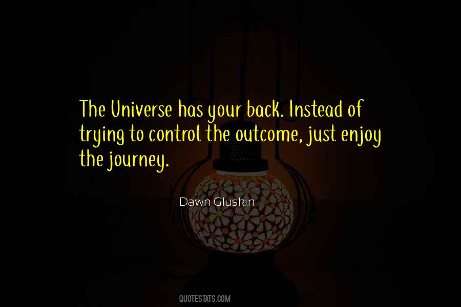 You Can T Control The Universe Quotes #531964