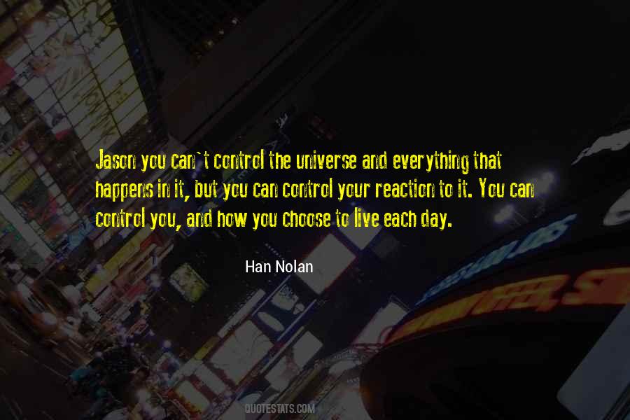 You Can T Control The Universe Quotes #637800