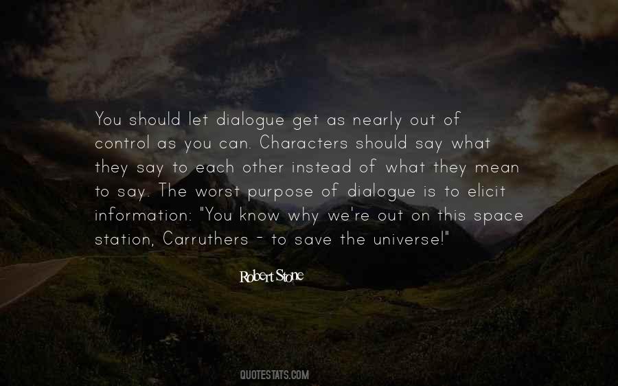 You Can T Control The Universe Quotes #644579