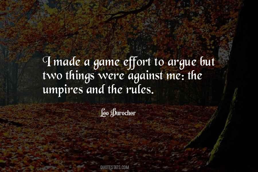 Quotes About Umpires #1680622