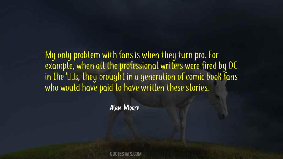 Comic Book Fans Quotes #1453308