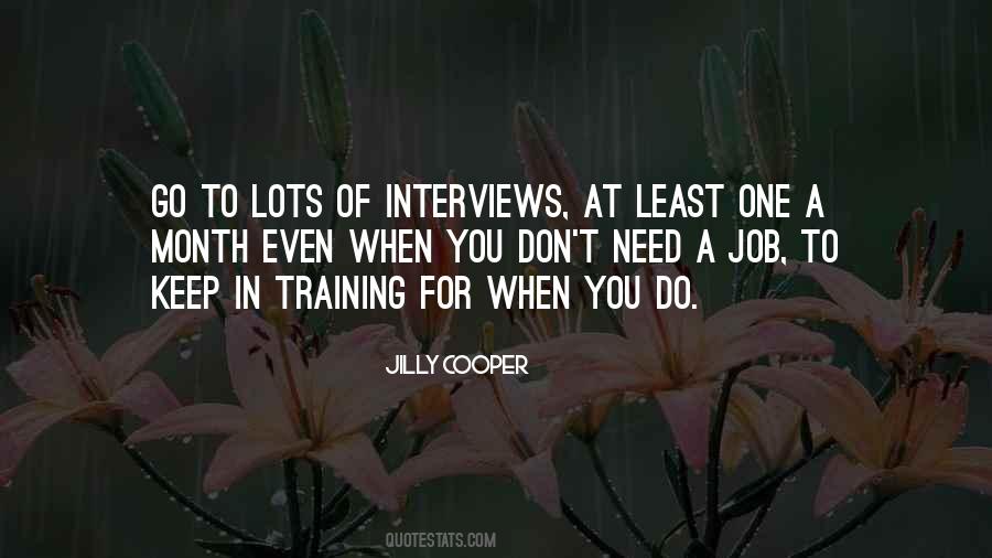 Quotes About Job Interviews #156272