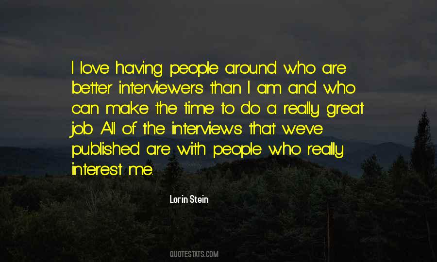 Quotes About Job Interviews #444169