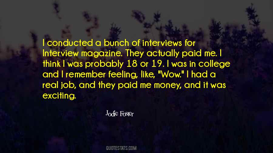 Quotes About Job Interviews #697785