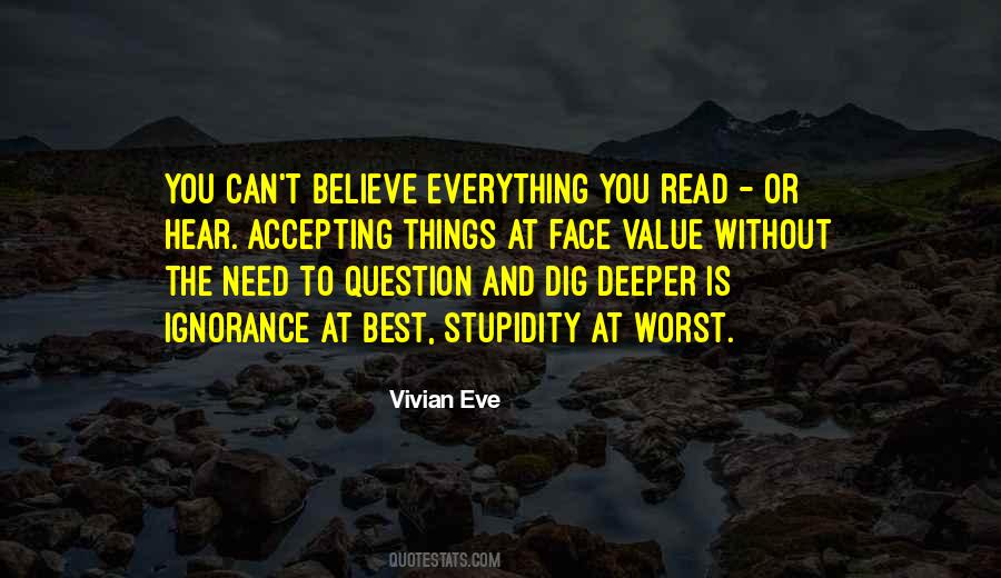 Quotes About Stupidity And Ignorance #1022356