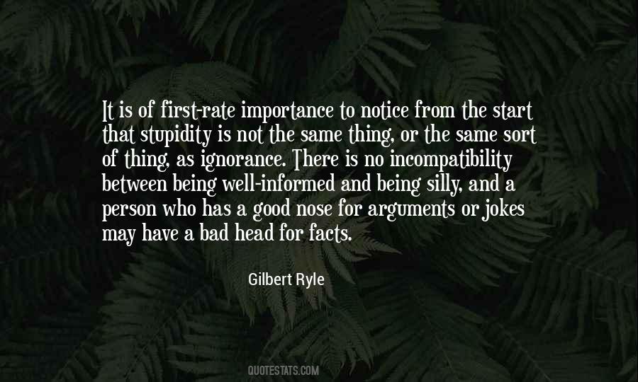 Quotes About Stupidity And Ignorance #1617407