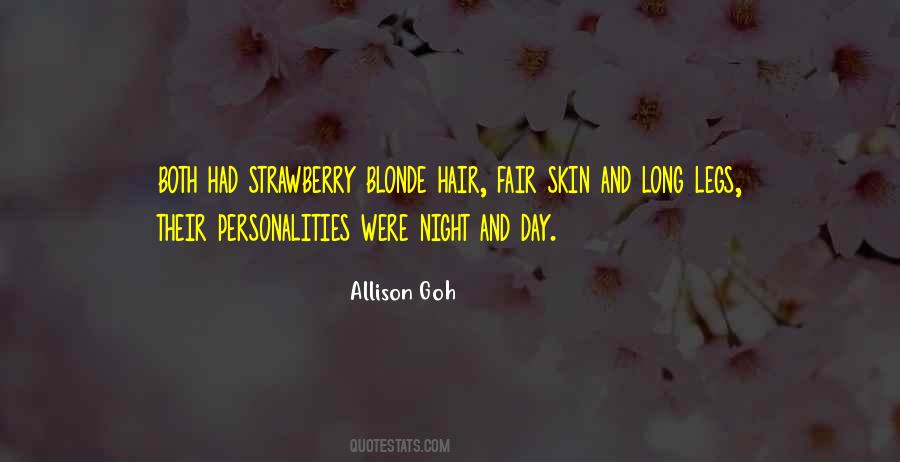 Quotes About Long Blonde Hair #1473428