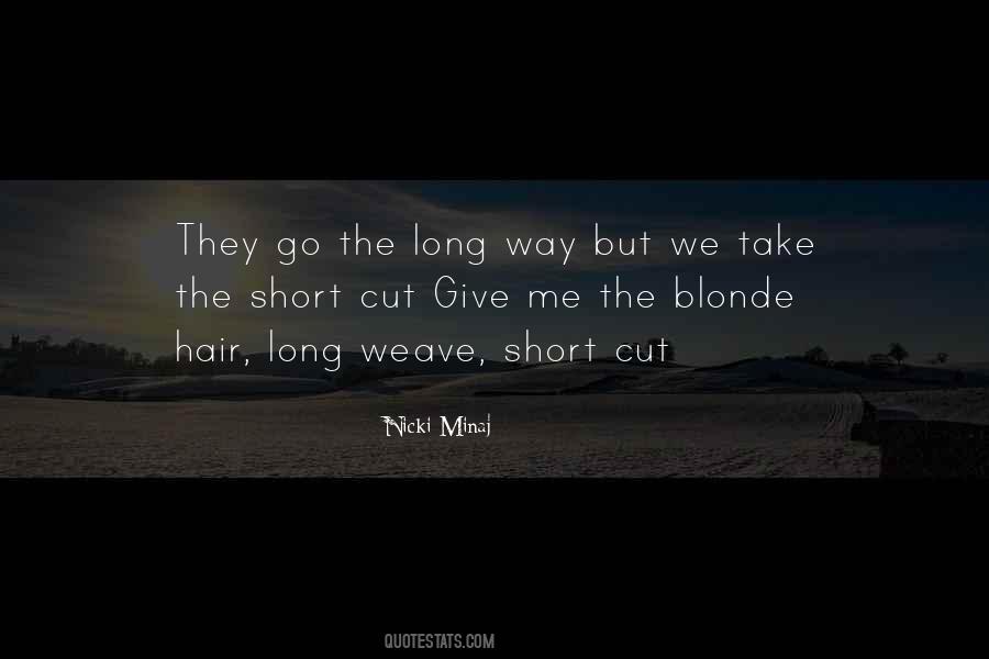 Quotes About Long Blonde Hair #833211