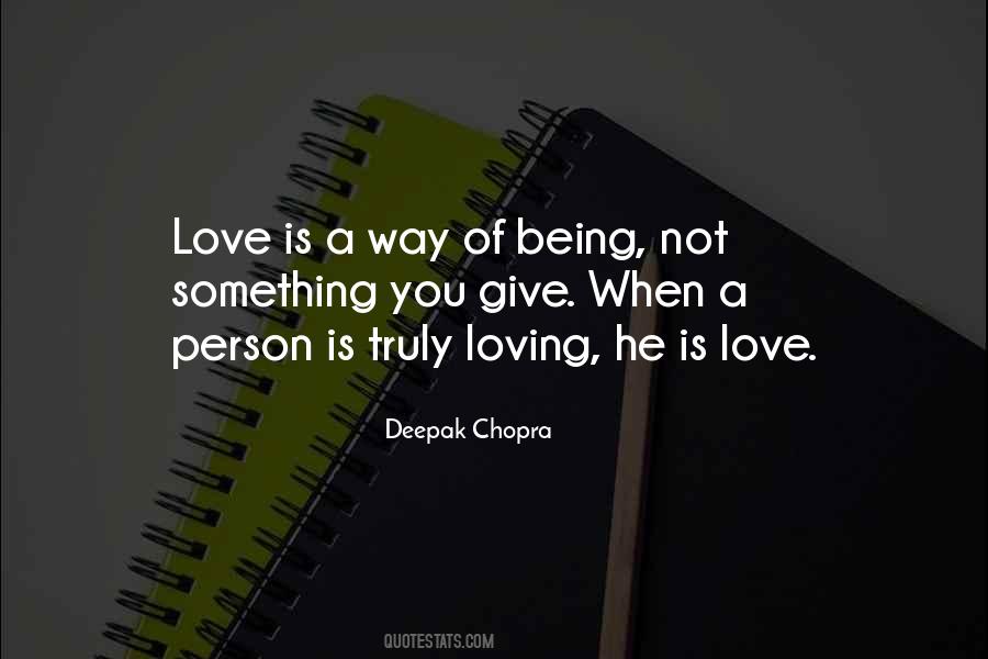 Quotes About Loving The Person You Are #175234