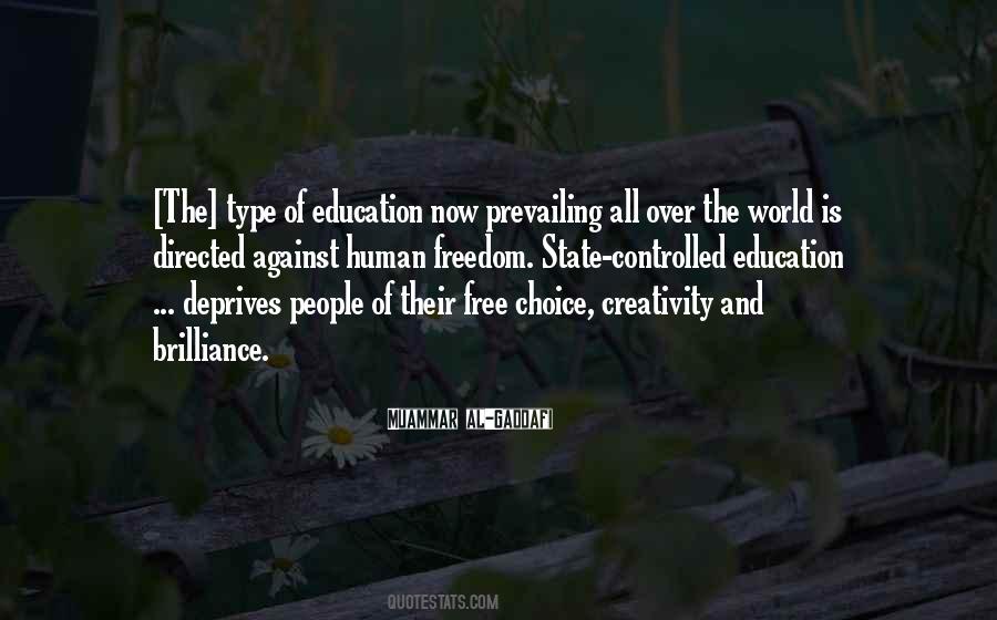 Quotes About Education And Freedom #1725295