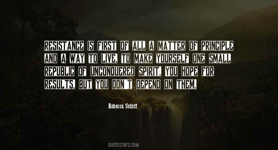 Quotes About Depend On Yourself #1184633