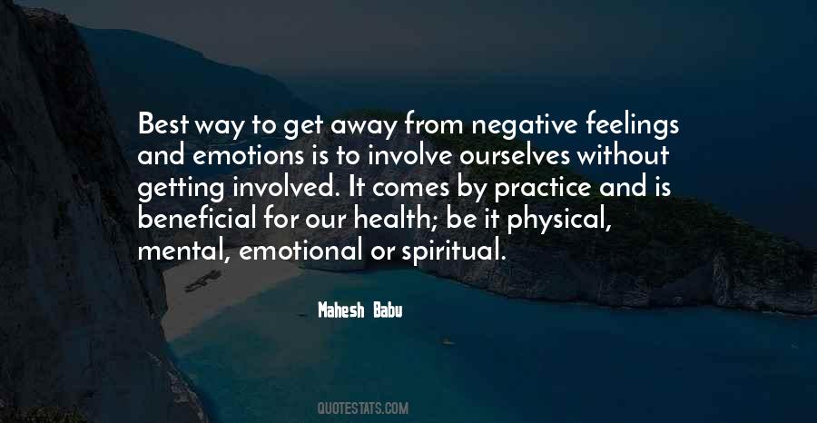 Quotes About Emotional And Physical Health #426912