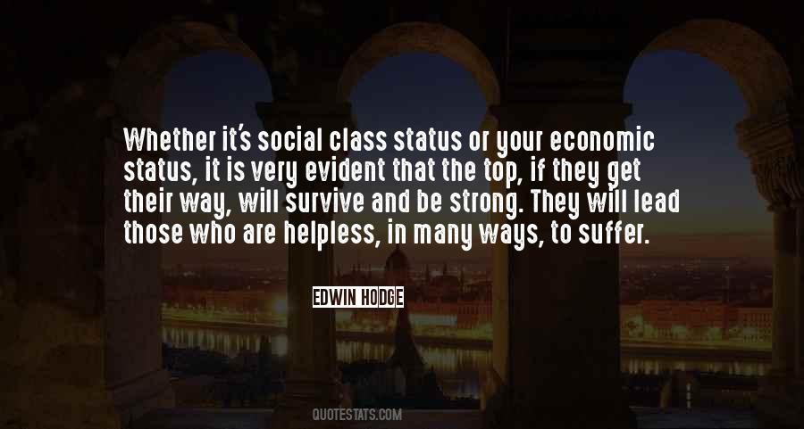 Quotes About Social Class #1398103