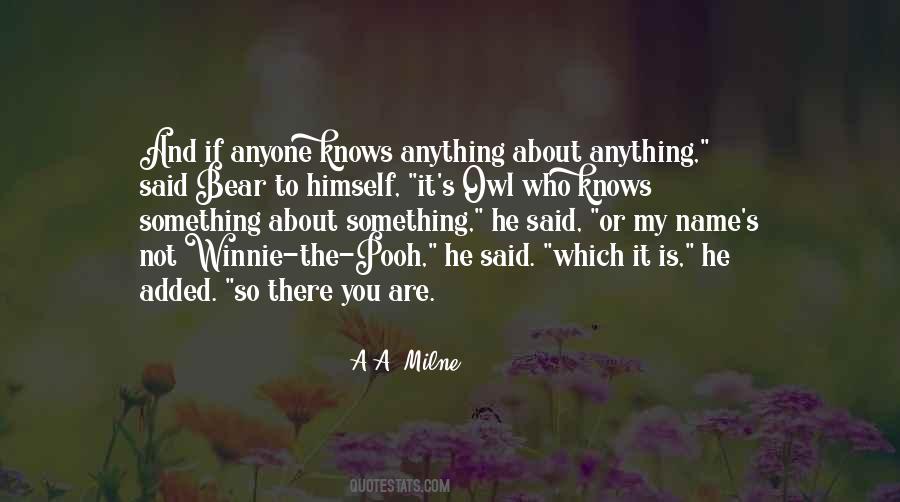 Quotes About Pooh Bear #1535934