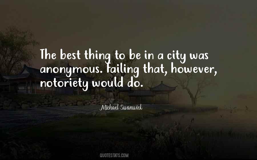 Quotes About A City #1335674