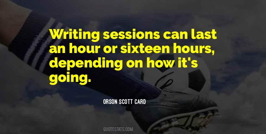 Quotes About Sessions #1750743