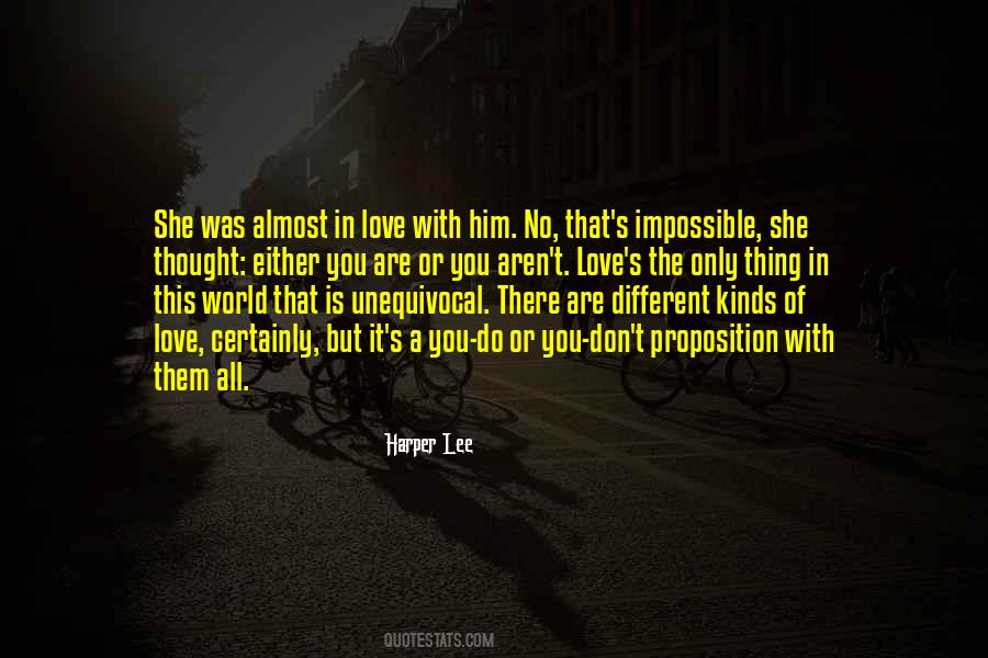 Quotes About Love That Is Impossible #66763