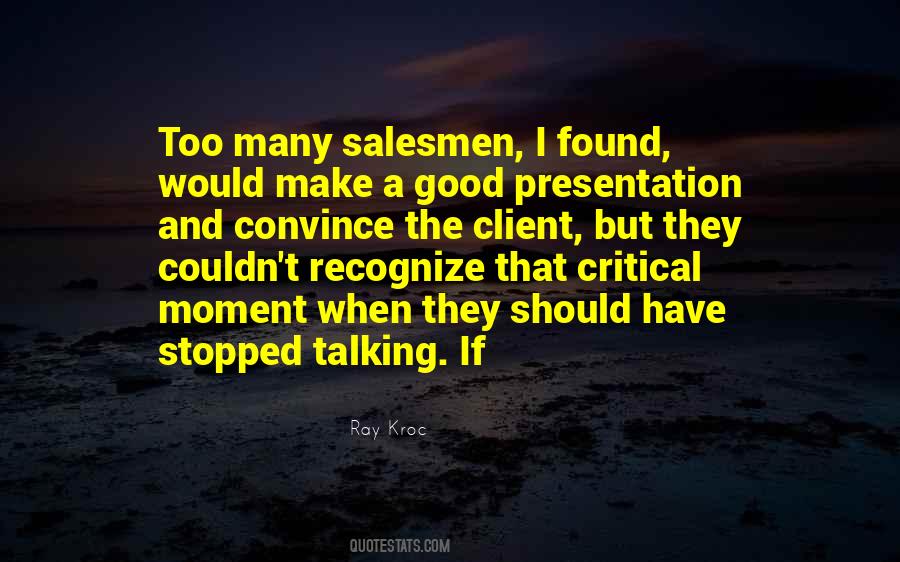 Quotes About Salesmen #366470