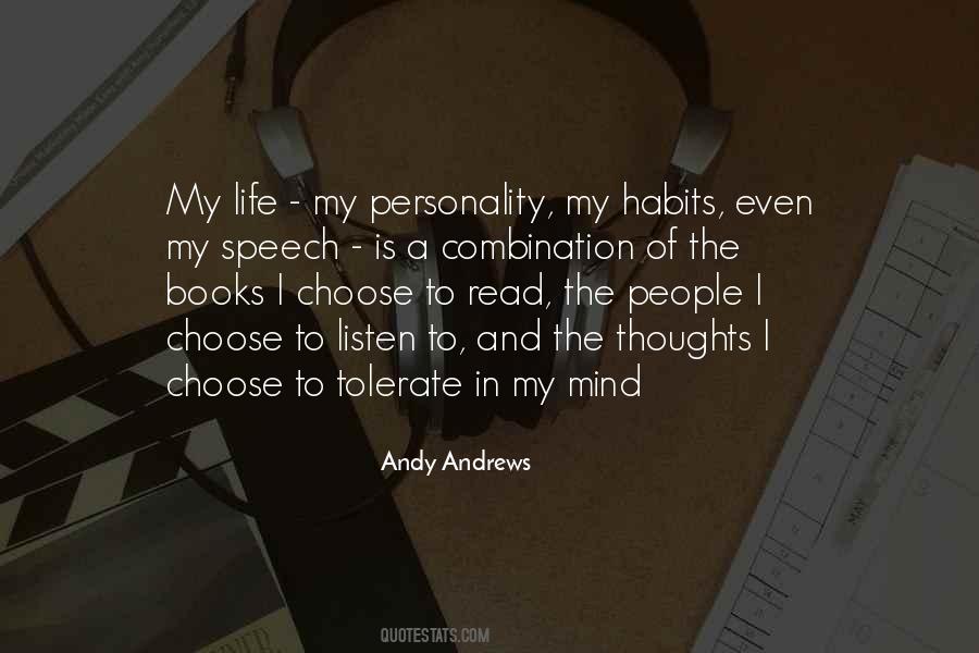 Quotes About Habits Of Mind #1053895