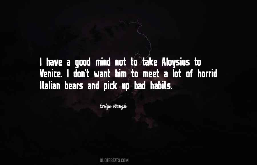 Quotes About Habits Of Mind #1584327