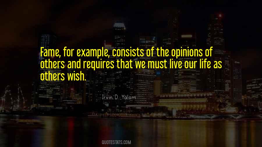The Opinions Of Others Quotes #1135098