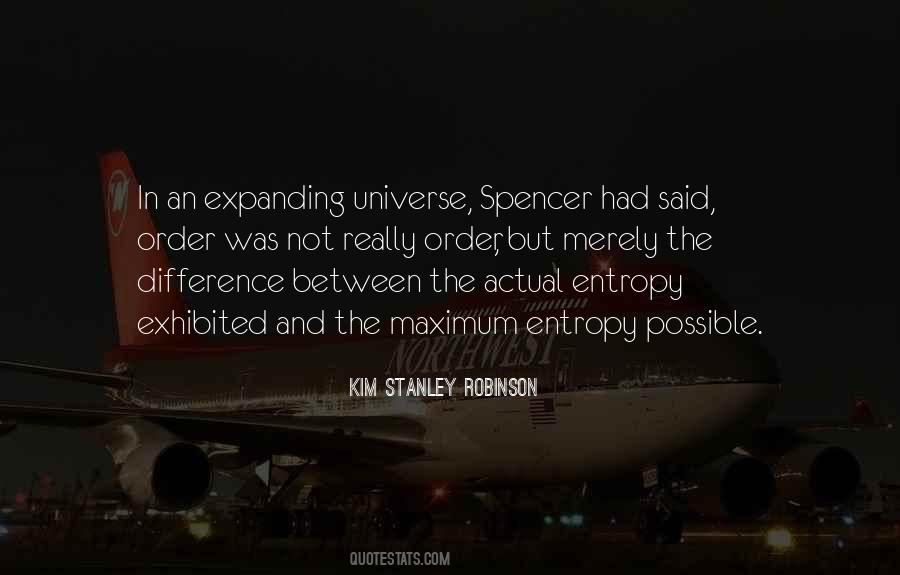 Entropy Universe Quotes #1378069