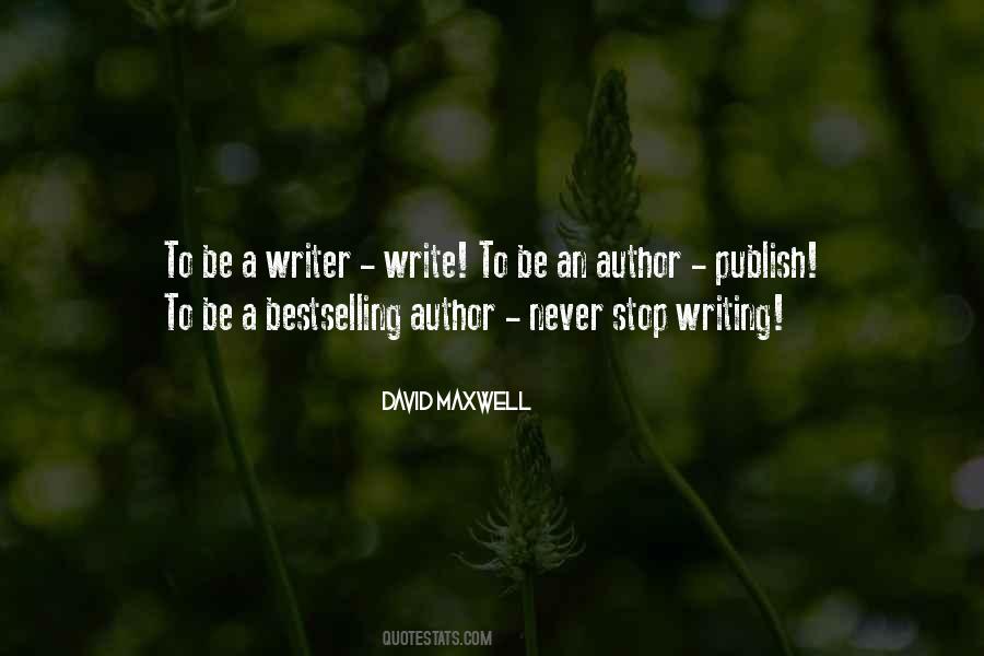 Writer Advice Quotes #254677