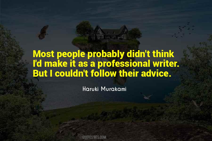 Writer Advice Quotes #533644