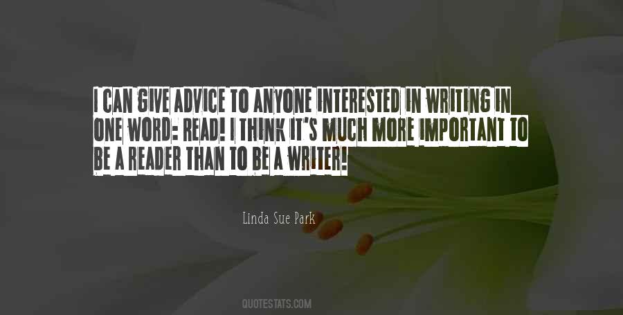 Writer Advice Quotes #671075