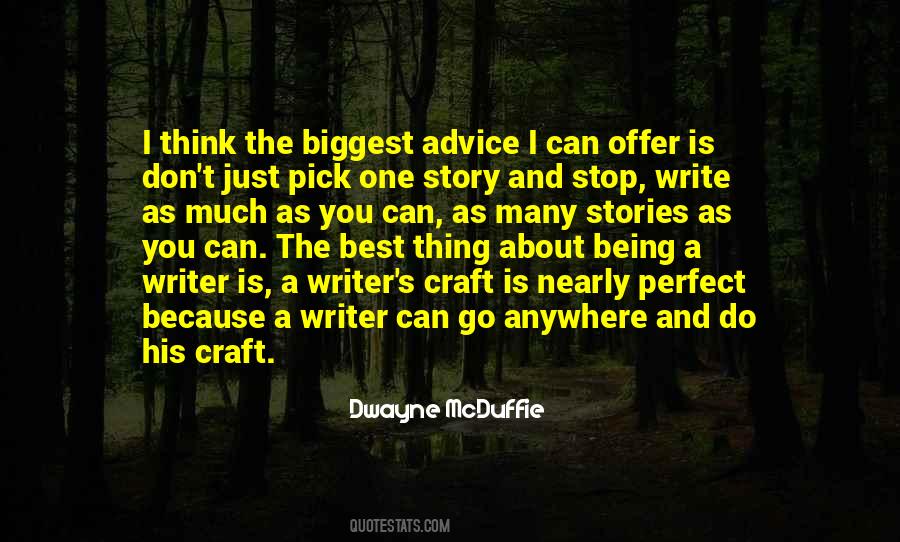 Writer Advice Quotes #726956