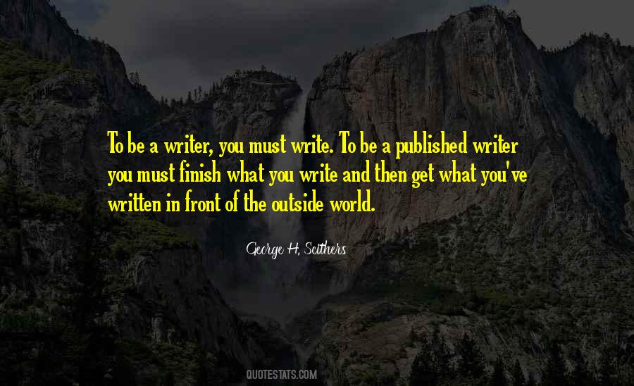 Writer Advice Quotes #839176