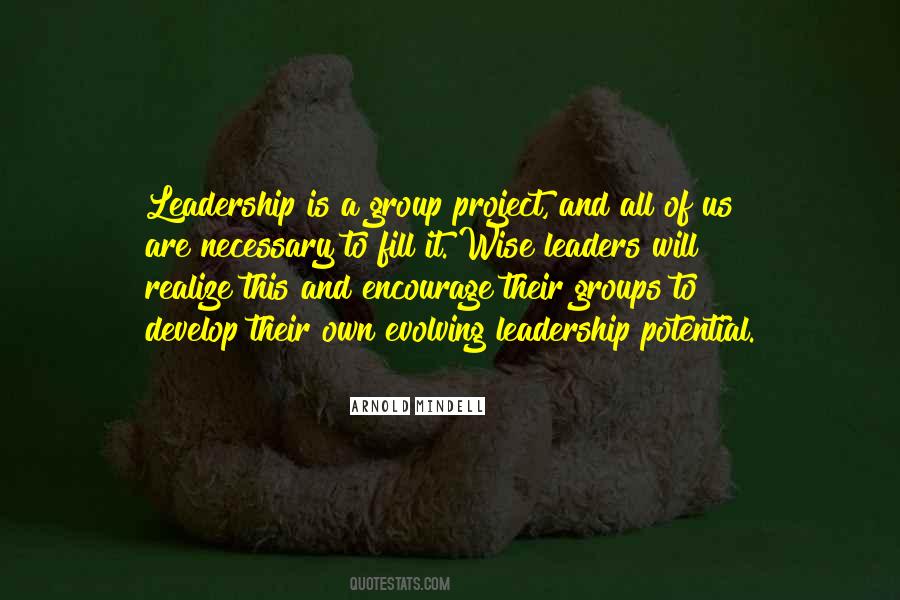 Quotes About Wise Leadership #1260085