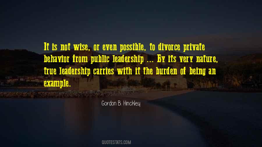 Quotes About Wise Leadership #88177