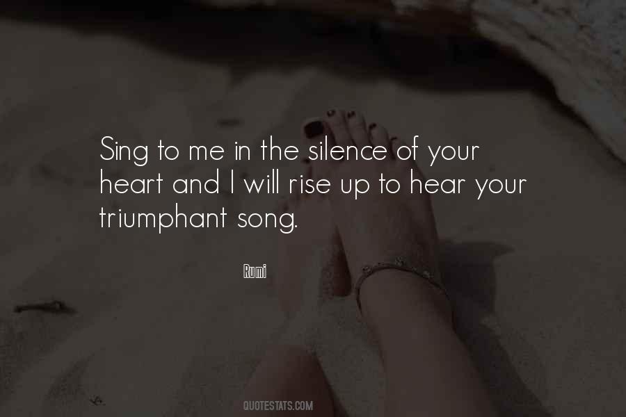 Sing To Me Quotes #1117591