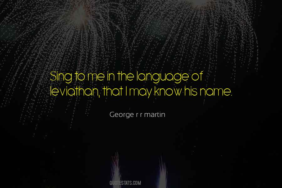 Sing To Me Quotes #386558