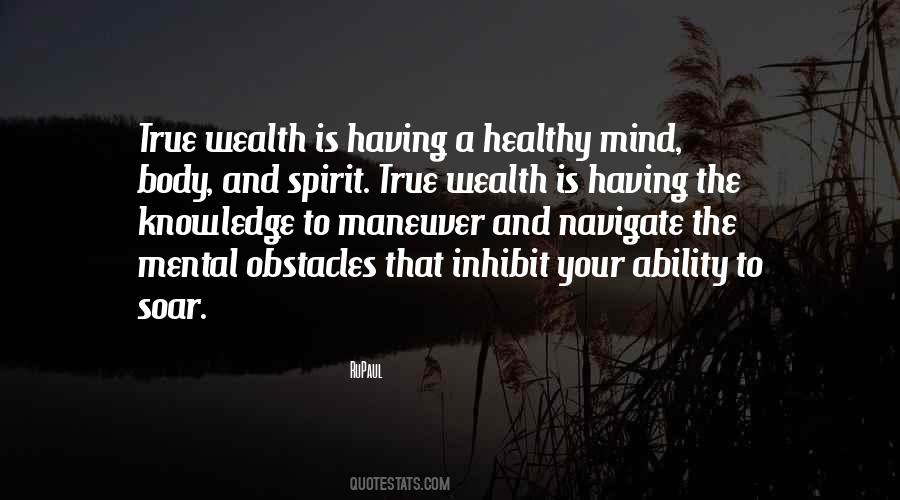 Quotes About Healthy Mind Body And Spirit #1247522