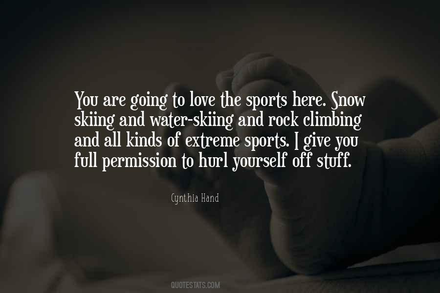 Quotes About Love Of Sports #557276
