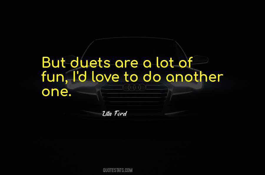 Quotes About Duets #524412