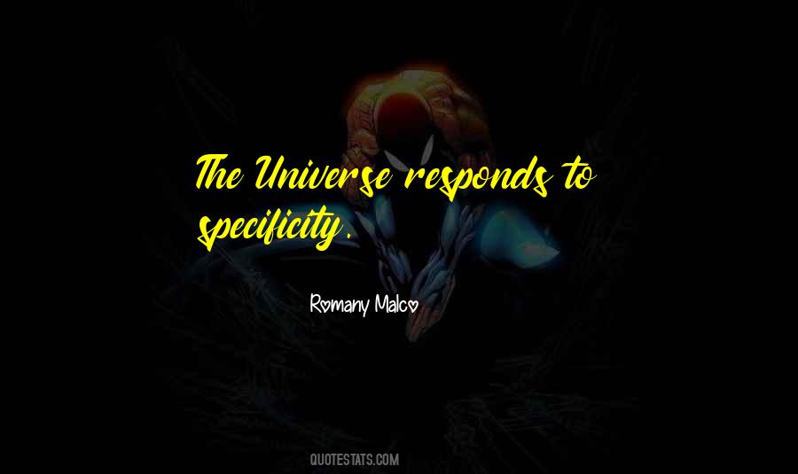 Quotes About Specificity #36607