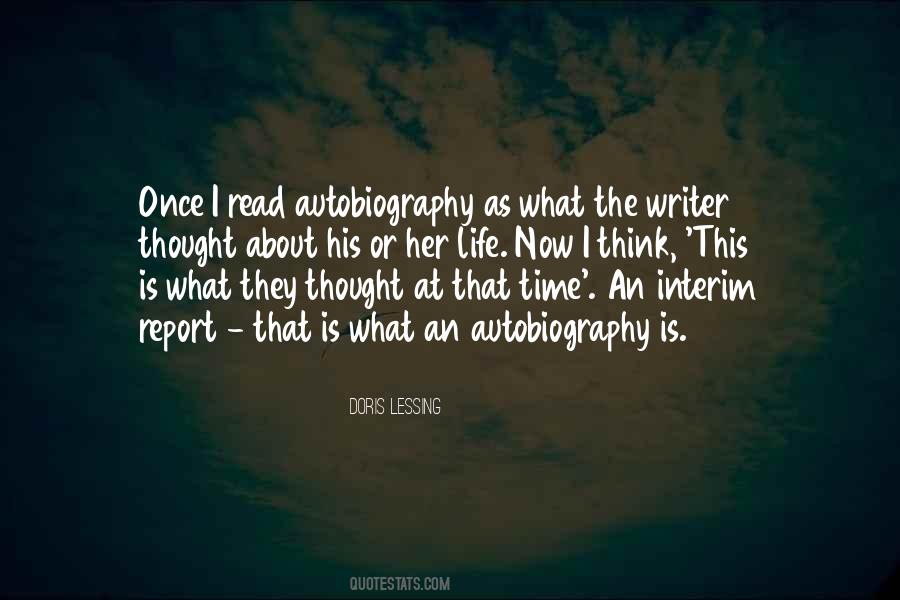 Quotes About Autobiography #1248917