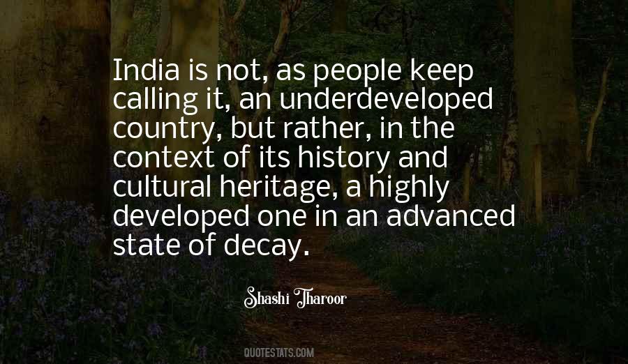 Quotes About Cultural Heritage #1147127