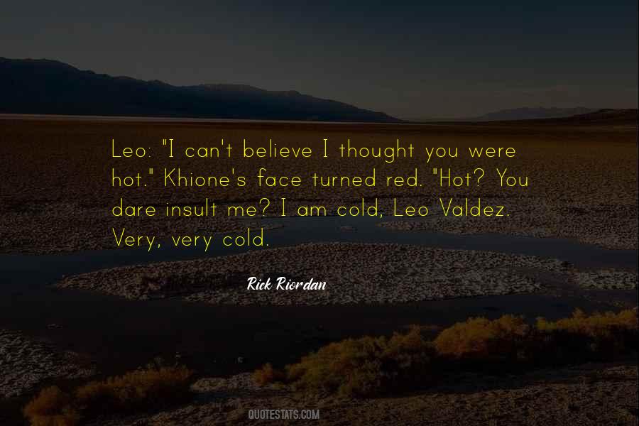 Quotes About Leo Valdez #842837