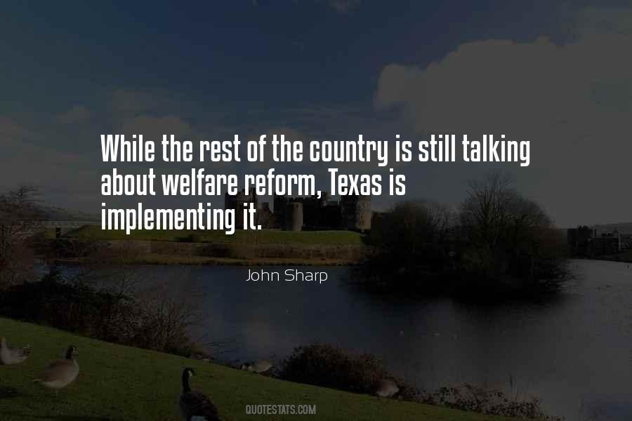 Quotes About Welfare Reform #1042777