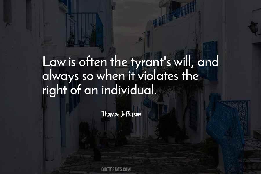 Quotes About Rights Of The Individual #316358
