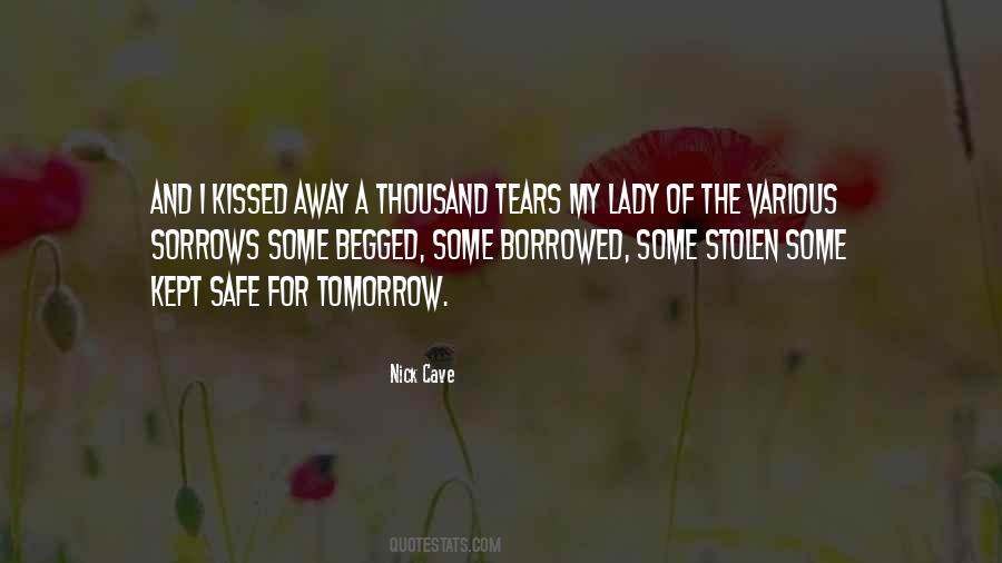 Quotes About Tears Of Sorrow #634884