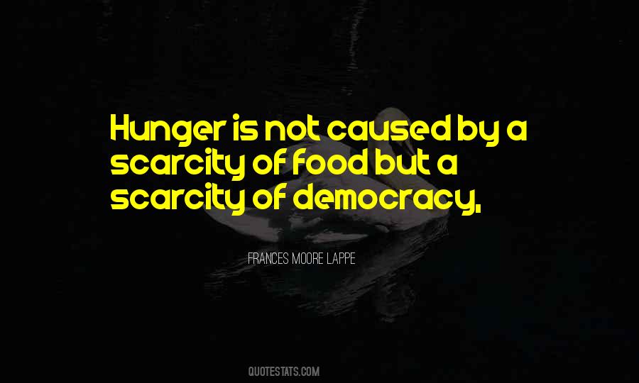 Food Scarcity Quotes #1488766
