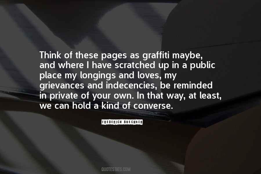 Quotes About Graffiti #237544