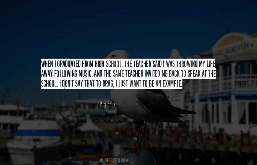 My School Life Quotes #169894