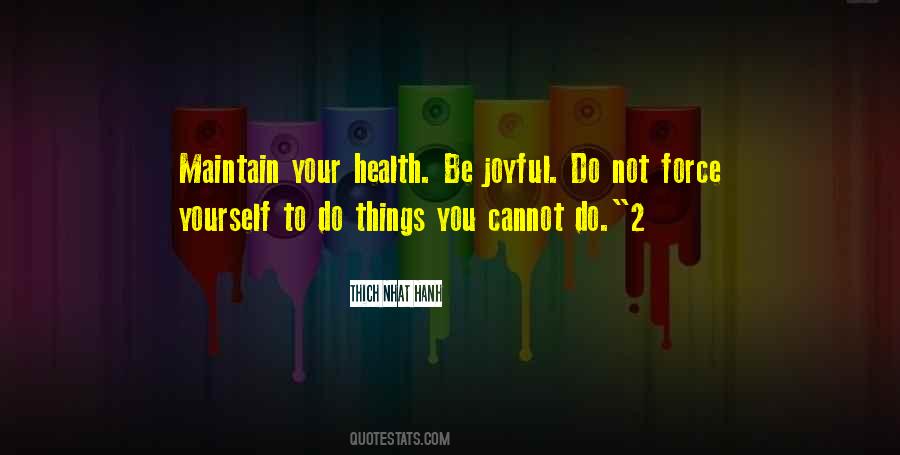 Maintain Health Quotes #286589